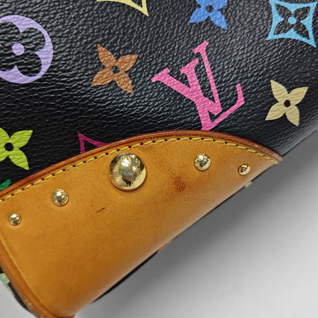 LV × TM BEVERLY MM Monogram Coated Canvas Black