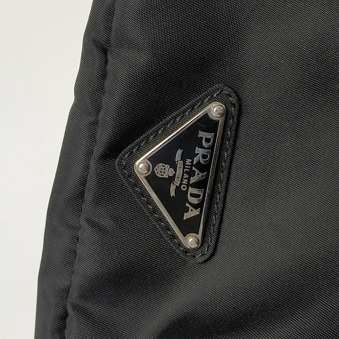 Nylon Crossbody Bag Black