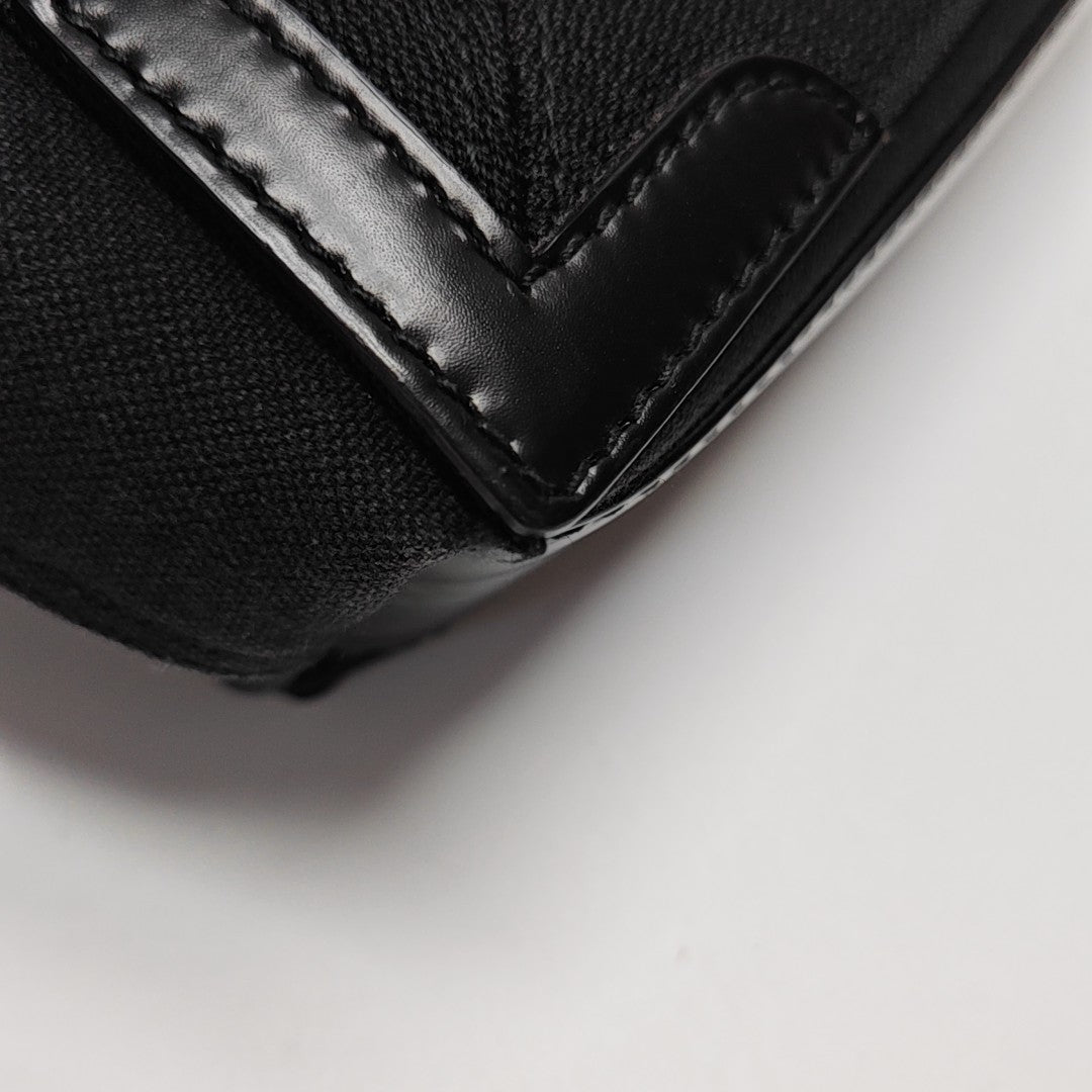 Navy Mini Canvas Black