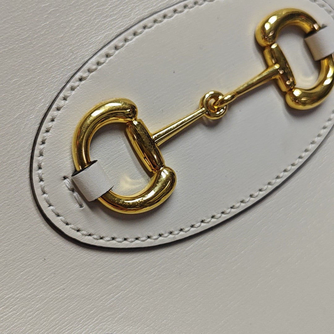 Horsebit 1955 Small Calfskin White