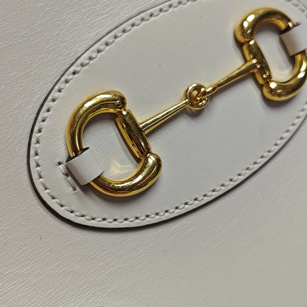 Horsebit 1955 Small Calfskin White