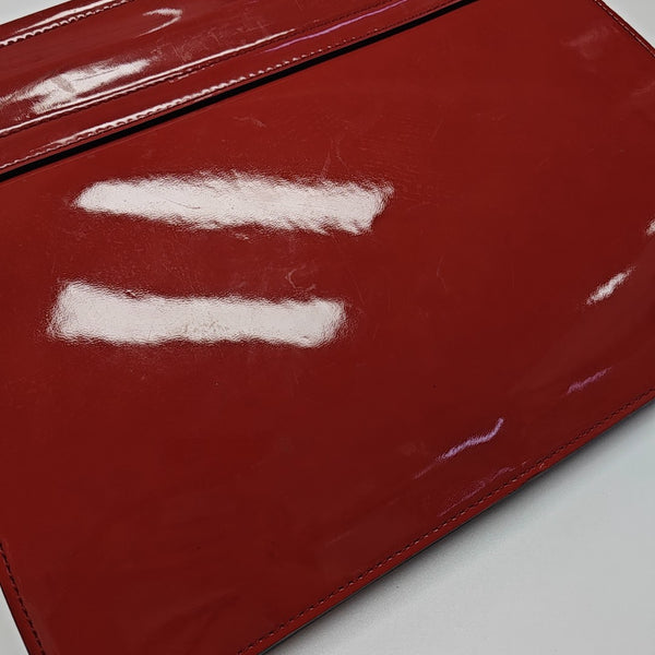 Faye Medium Patent Leather Red