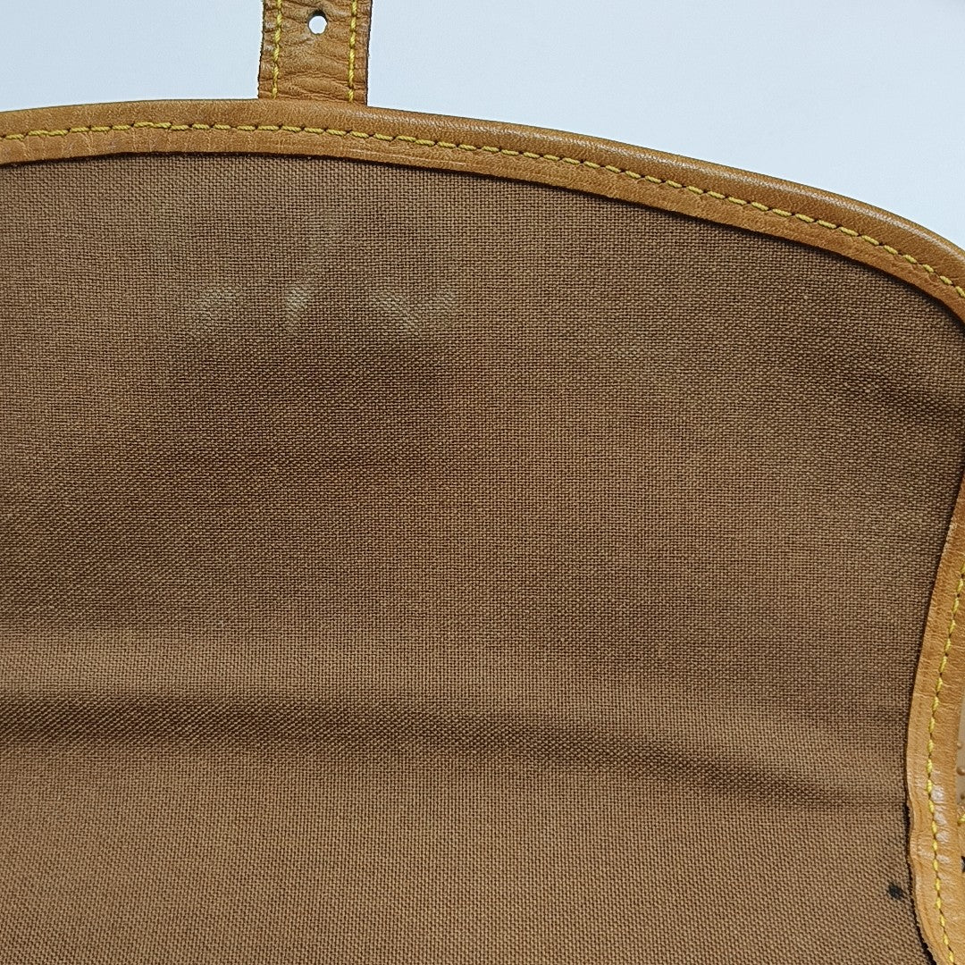 SOLOGNE PM Monogram Coated Canvas Brown