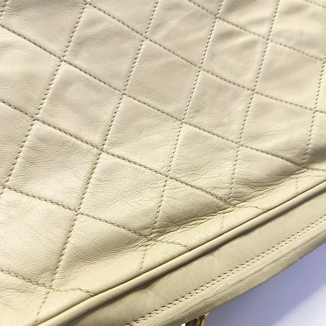 Quilted Lambskin Beige