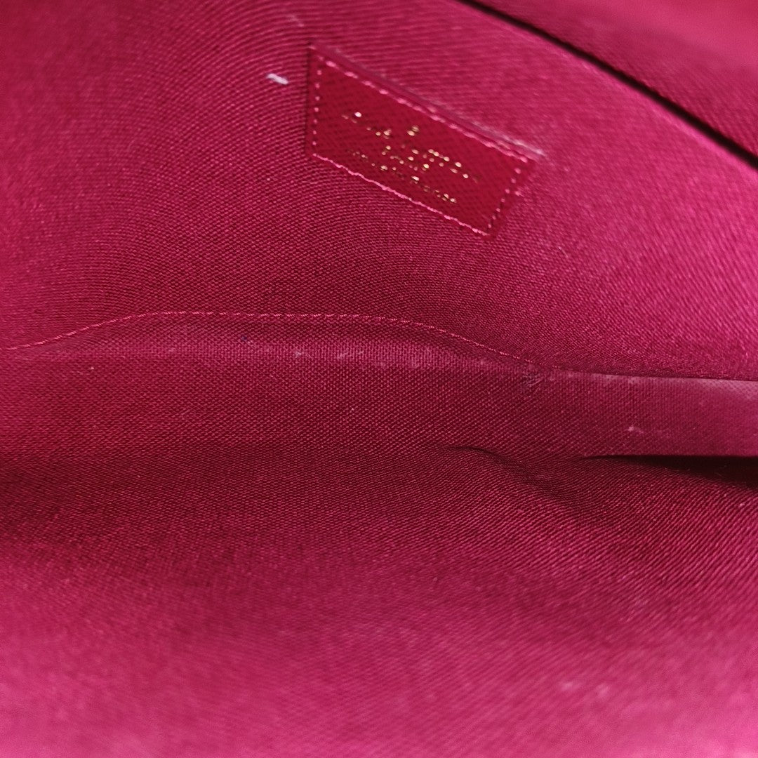 FÉLICIE Monogram Coated Canvas Brown