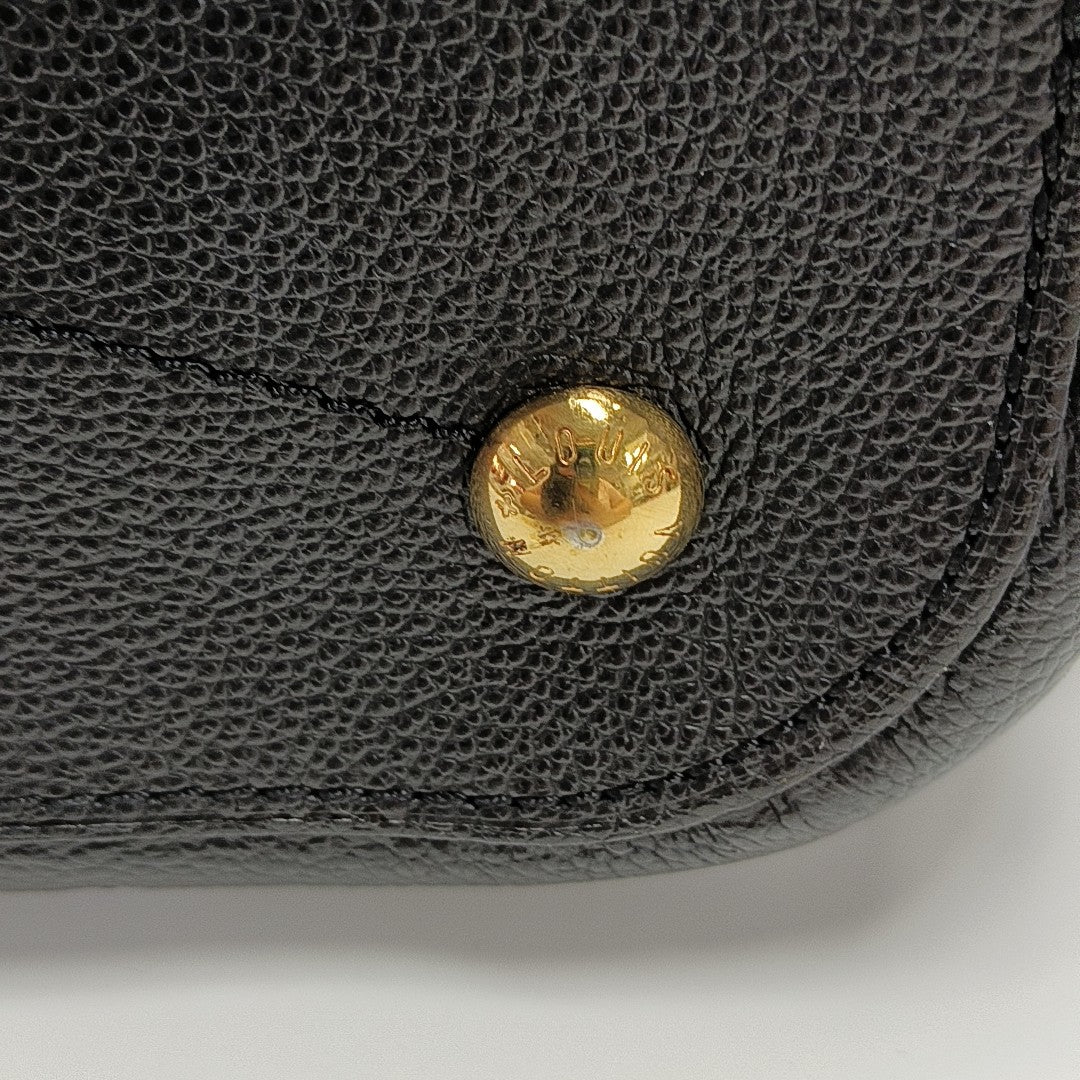 MAZARINE Monogram Calfskin Black