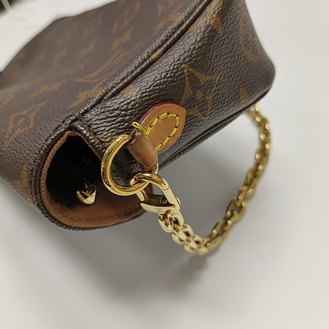 IVY Monogram Coated Canvas Brown