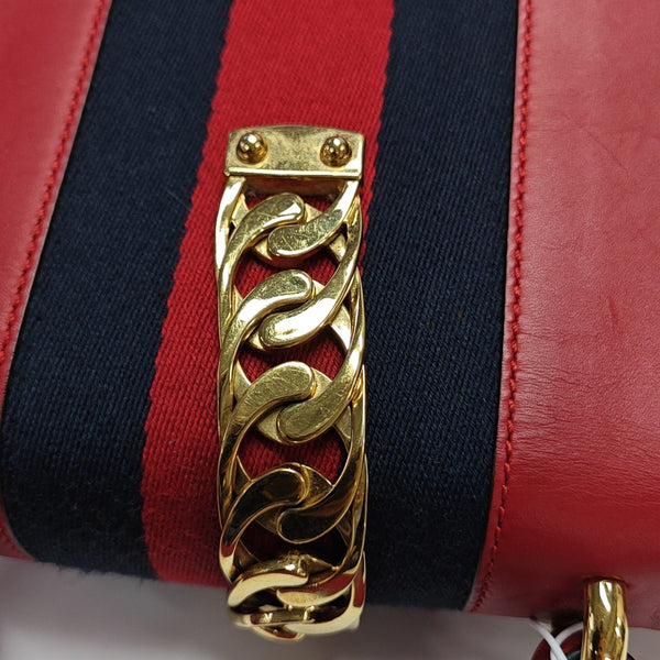 Sylvie Mini Calfskin Red