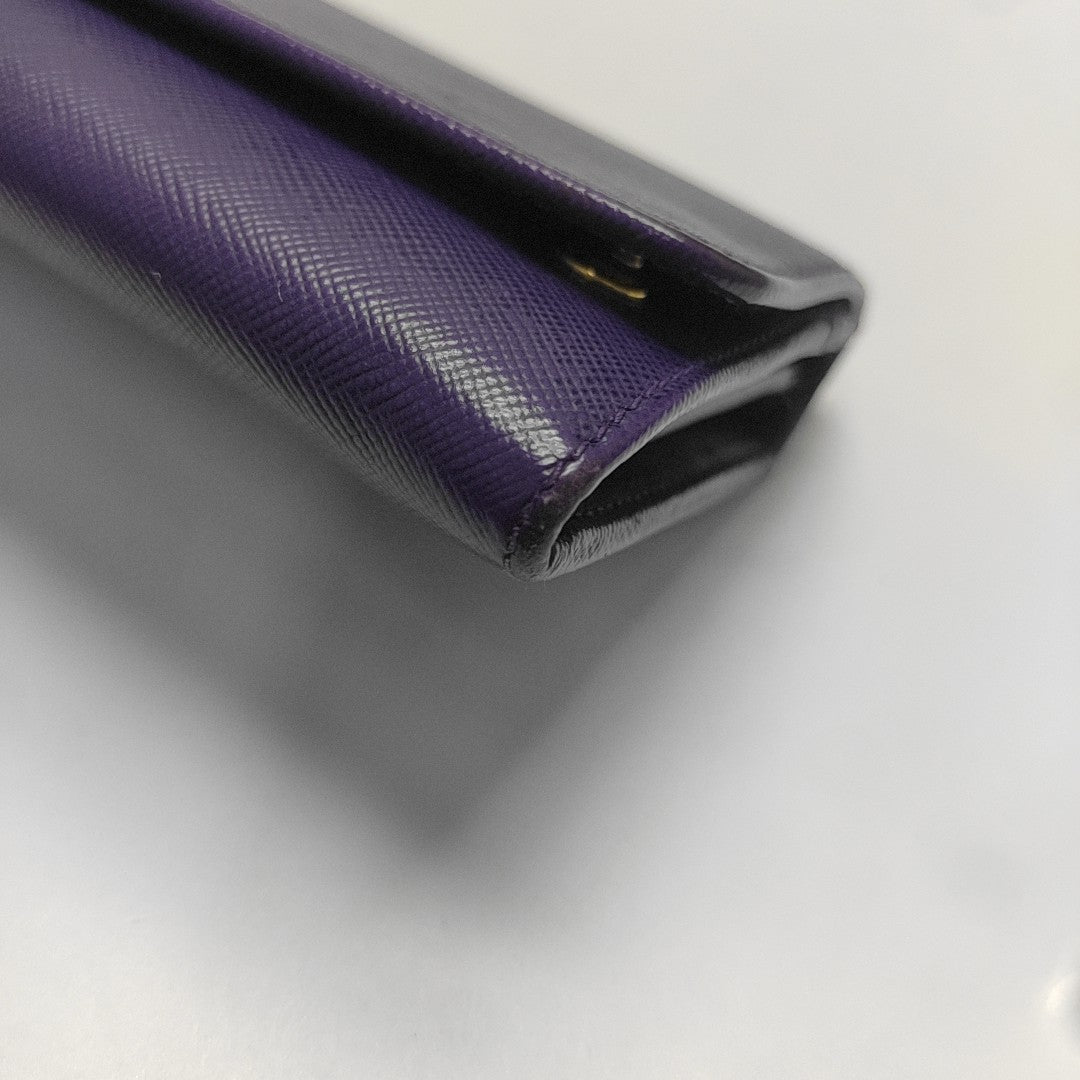 Calfskin Shoulder Bag Purple
