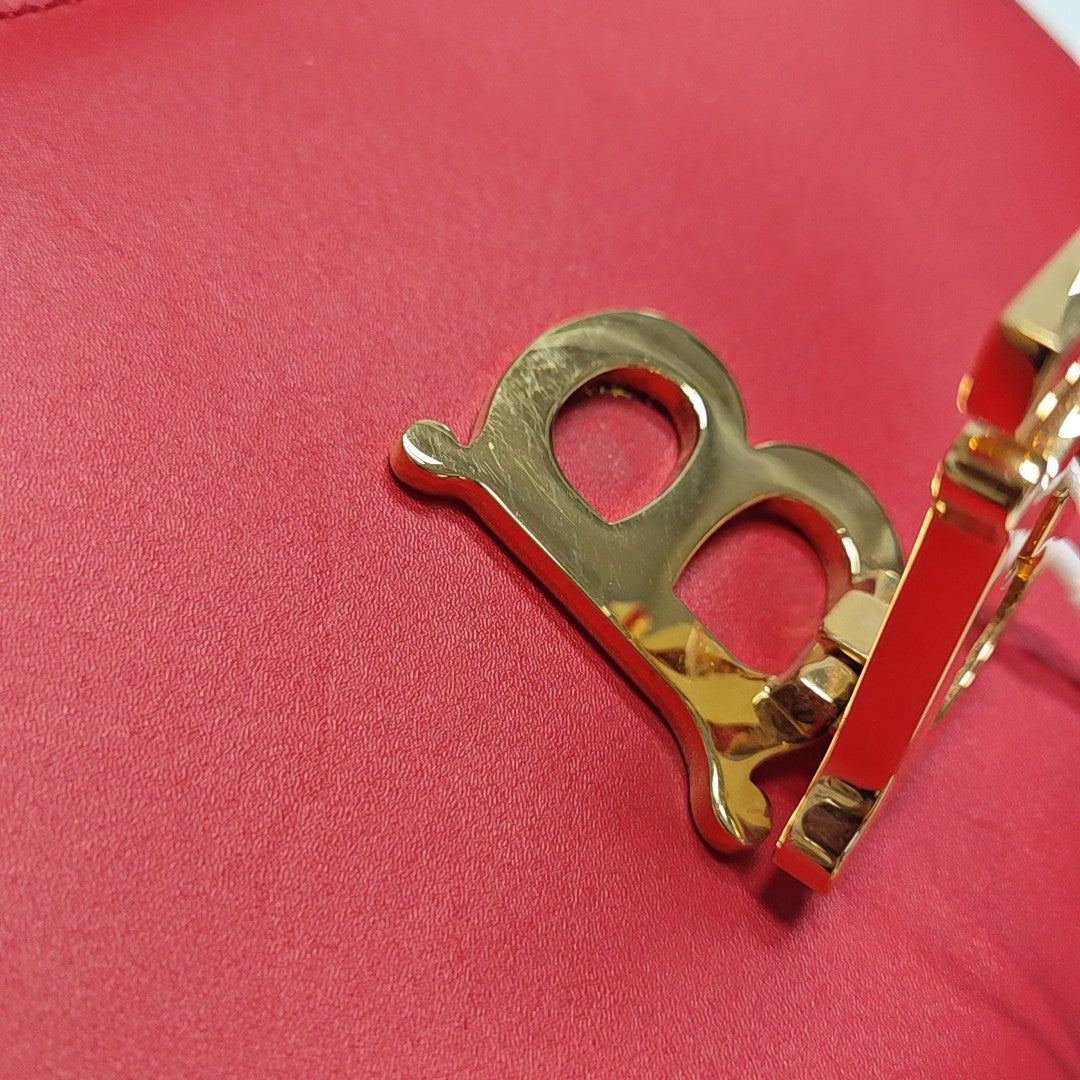 TB Small Calfskin Red