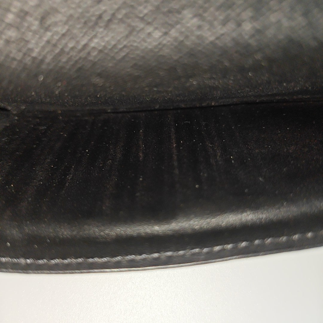 ZIPPY Damier Graphite Coated Canvas Gray Wallet