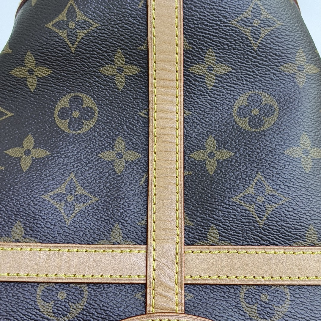 DUFFLE Monogram Coated Canvas Brown