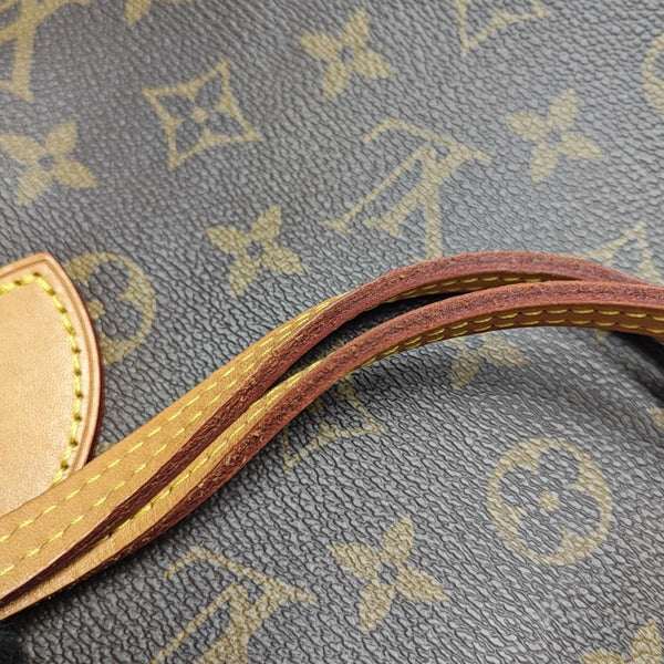 NEVERFULL MM Monogram Coated Canvas Brown