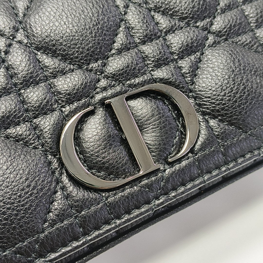Dior Caro Cannage Calfskin Black