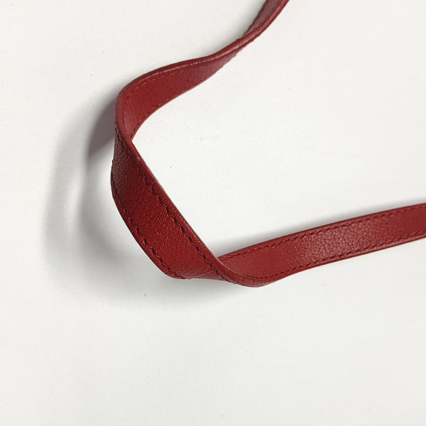 Calfskin Shoulder Bag Red