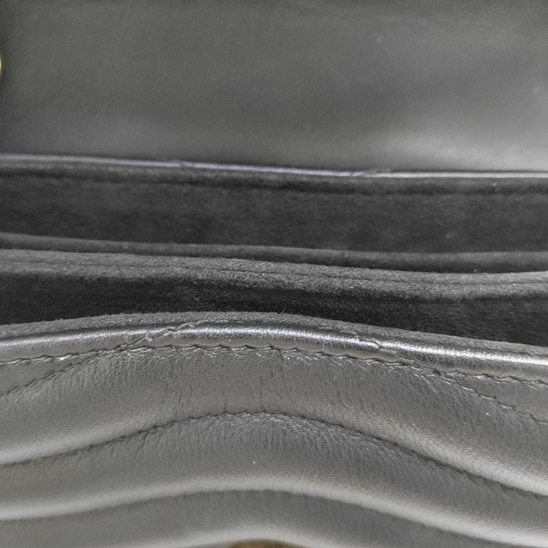 NEW WAVE PM Quilted Calfskin Black