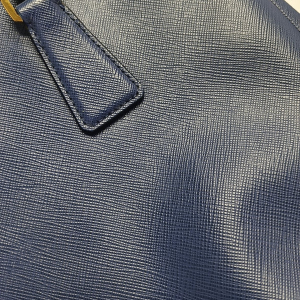 Galleria Large Saffiano Calfskin Blue