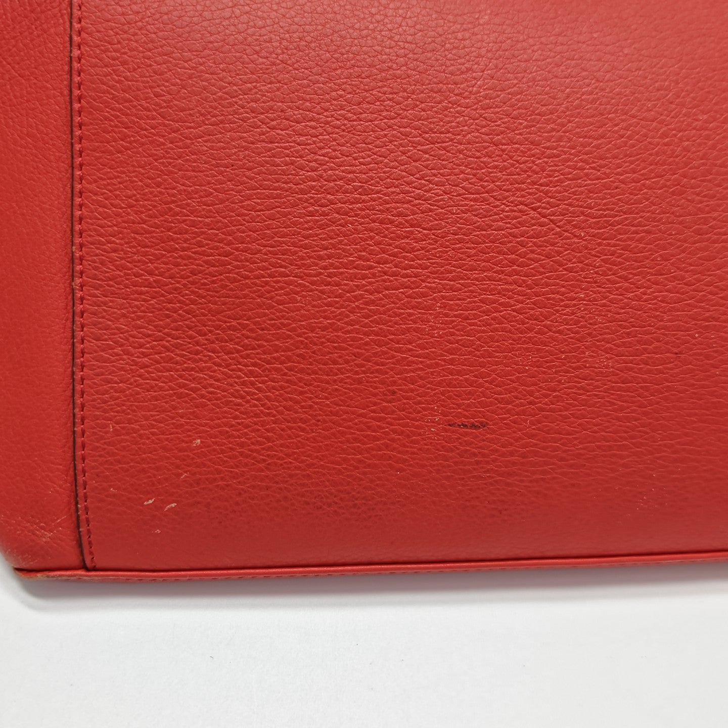 Calfskin Shoulder Bag Red