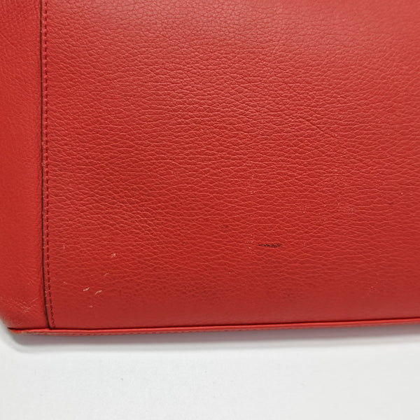 Calfskin Shoulder Bag Red
