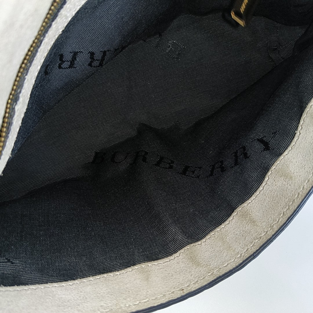 Calfskin Shoulder Bag Gray