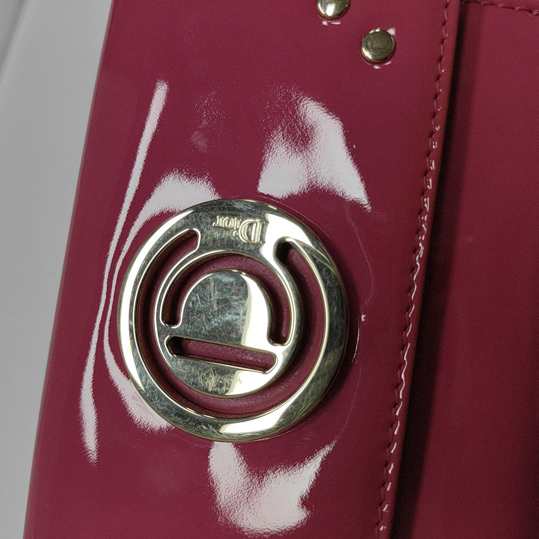 Patent Leather Wallet Pink