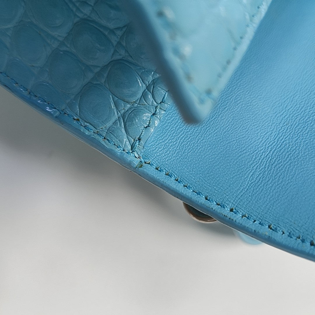 Hourglass XS Calfskin Blue