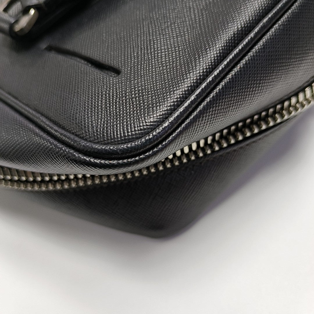 Bauletto Saffiano Saffiano Calfskin Black