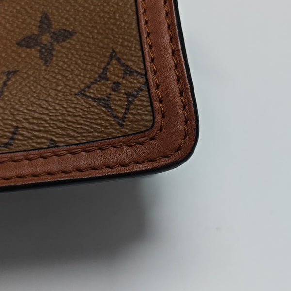 DAUPHINE Mini Monogram Coated Canvas Brown