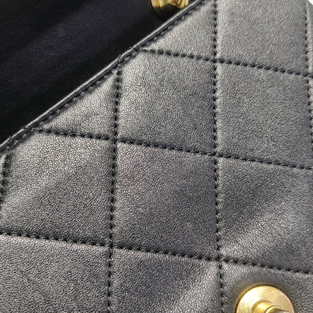 CLASSIC FLAP Mini Quilted Lambskin Black