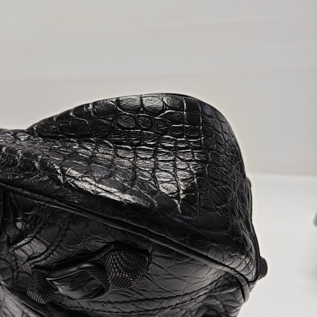 Le Cagole Mini Calfskin Black