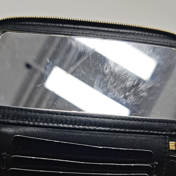 VANITY CASE Small Quilted Lambskin Black