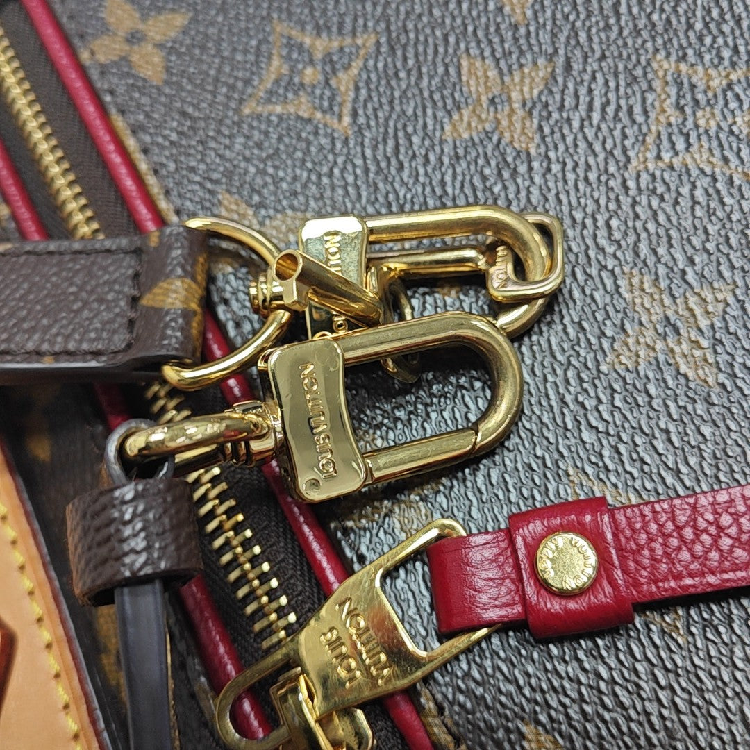 EDEN MM Monogram Coated Canvas Brown