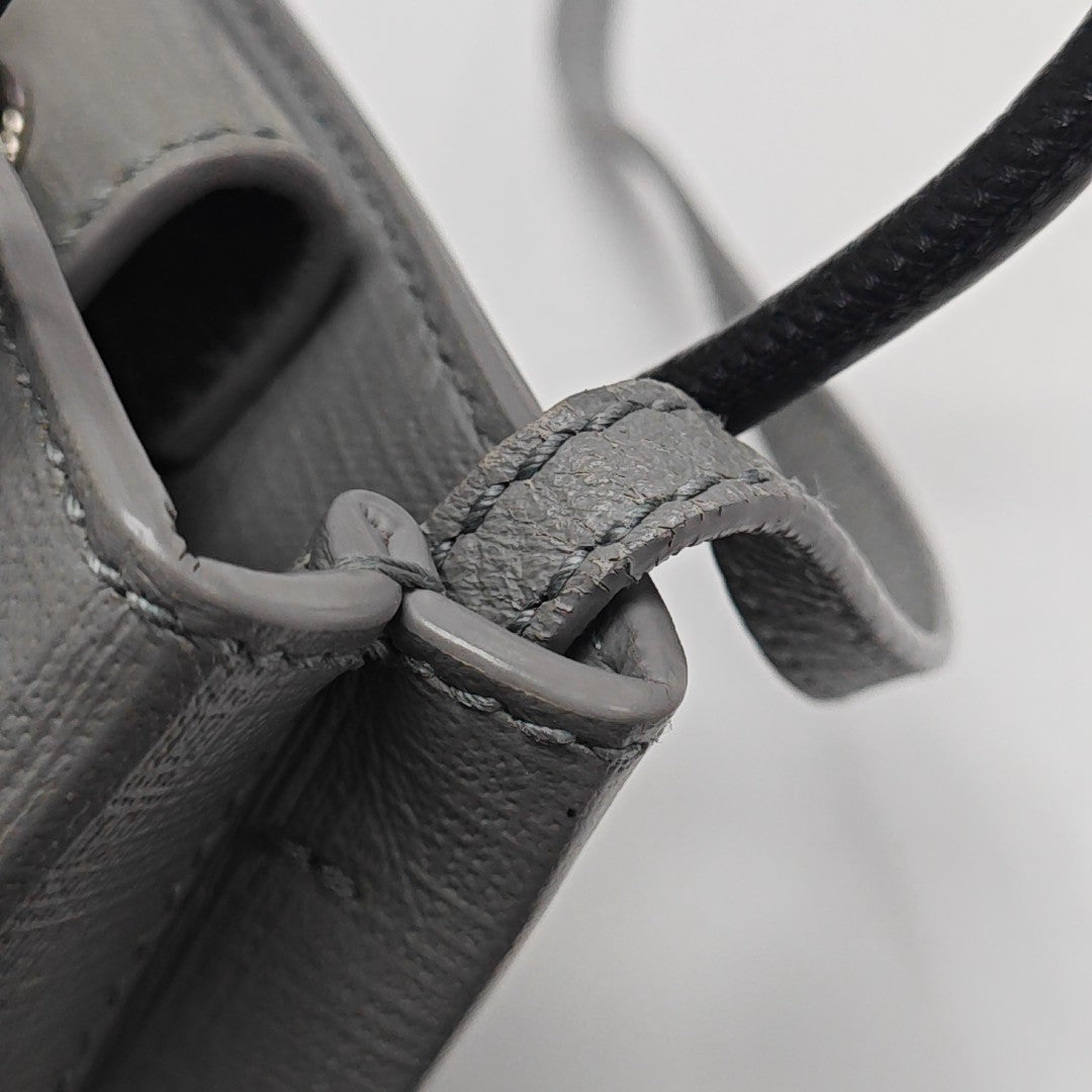 Shopping Bag Calfskin Gray