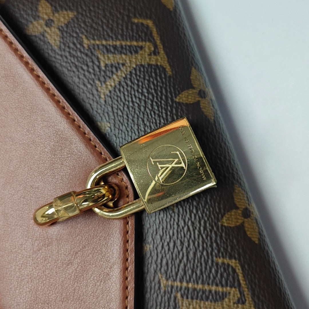 PADLOCK Monogram Coated Canvas Brown