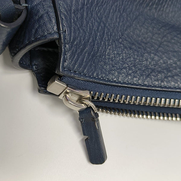 Authenticated pre-owned  Canterbury Medium Calfskin Blue - Shoulder Bag at Looply