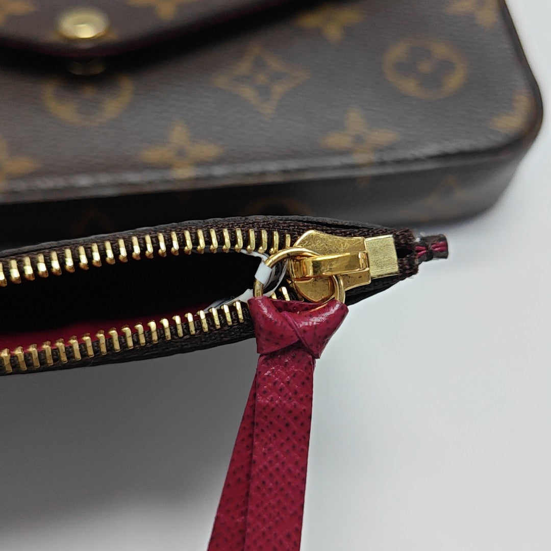 FÉLICIE Monogram Coated Canvas Brown