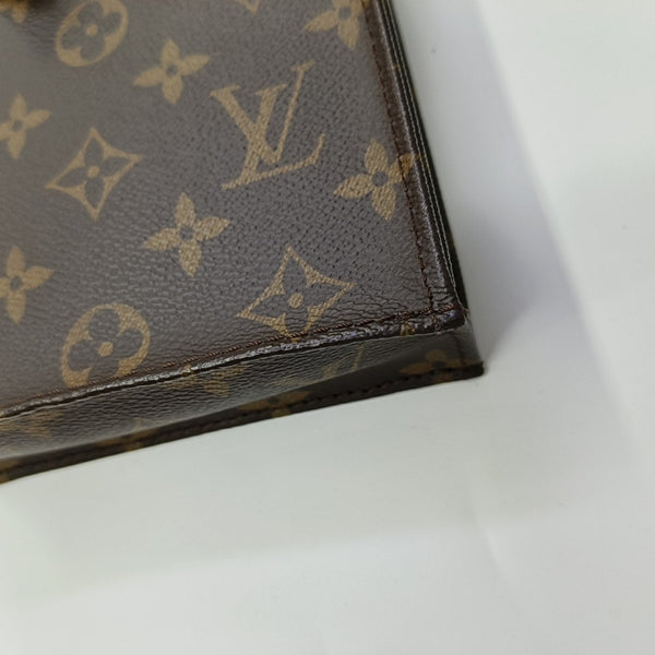 SAC PLAT Mini Lona Monogram Revestida Marrón