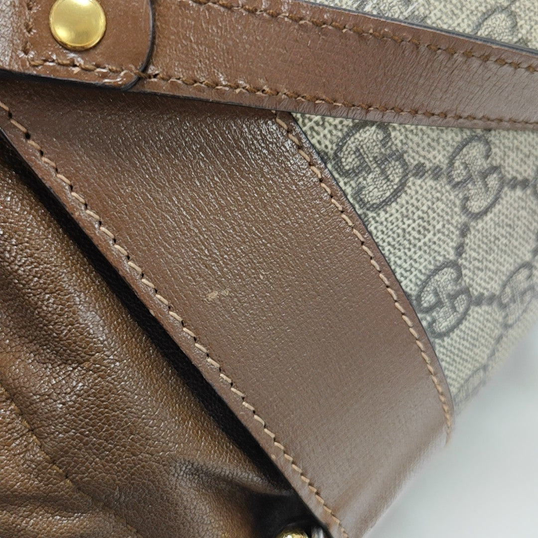 Horsebit 1955 Small Coated Canvas Beige