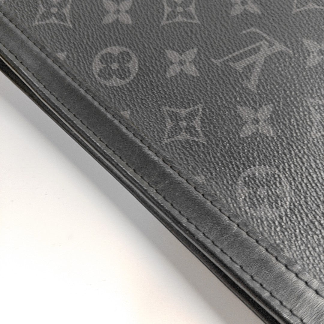 Pochette Voyag MM Monogram Coated Canvas Black