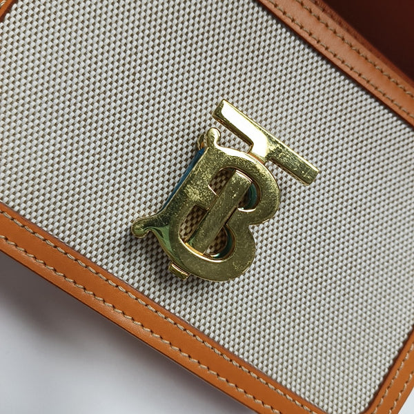 TB Mini Canvas Beige