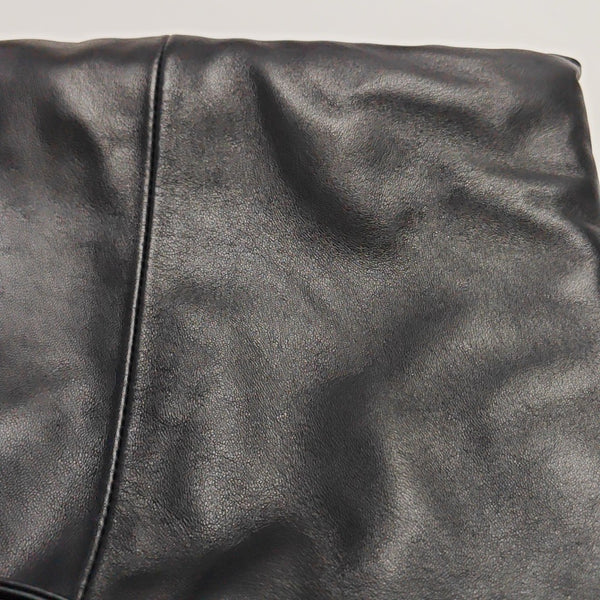 CRYSTAL POUCH Lambskin Black