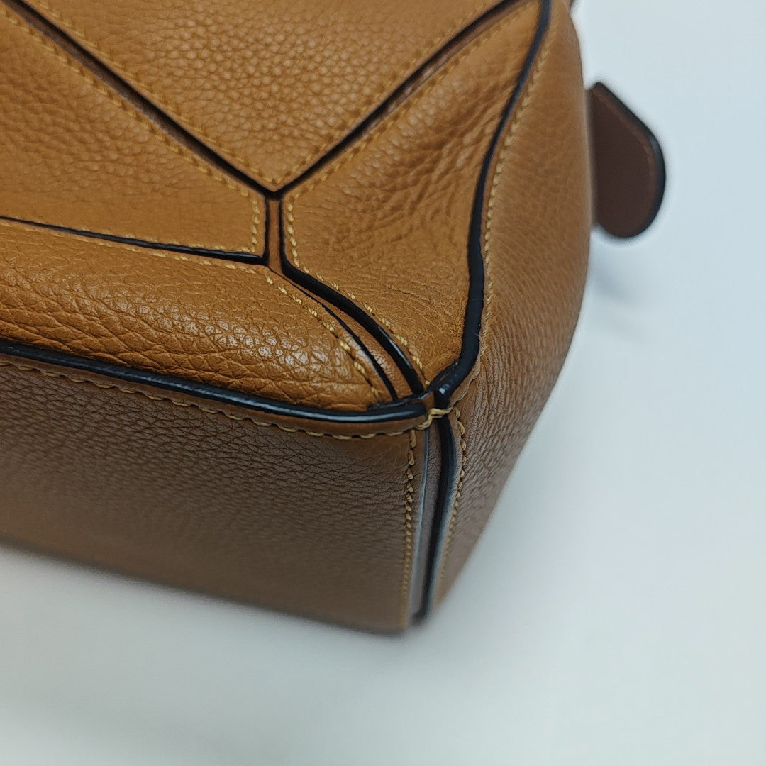 Puzzle Small Calfskin Brown