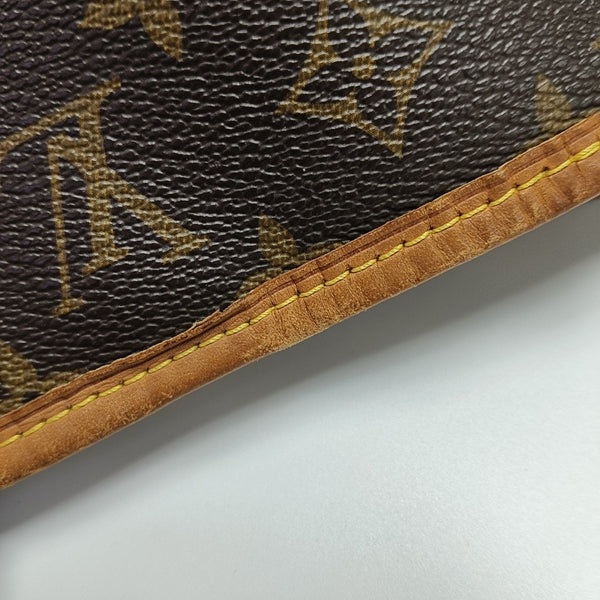 NEVERFULL MM Monogram Coated Canvas Brown