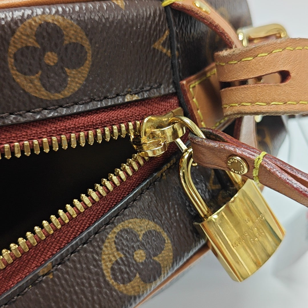 BOITE CHAPEAU MM Monogram Coated Canvas Brown