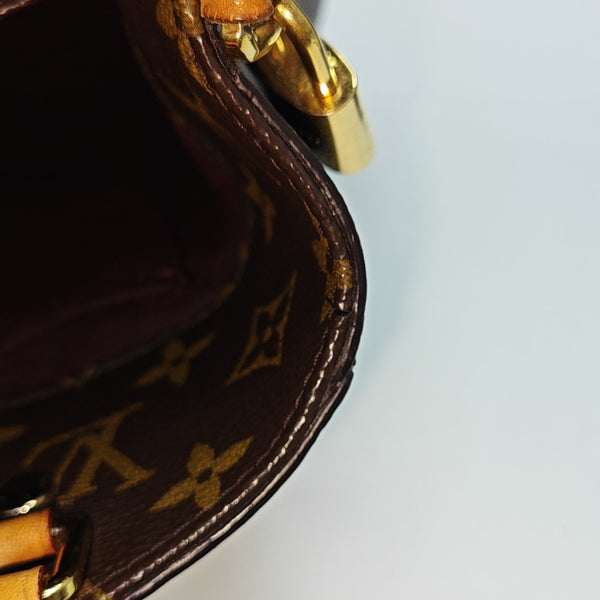 MONTAIGNE Monogram Coated Canvas Brown