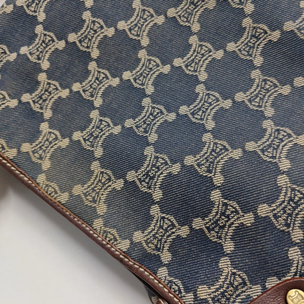Canvas Shoulder Bag Blue