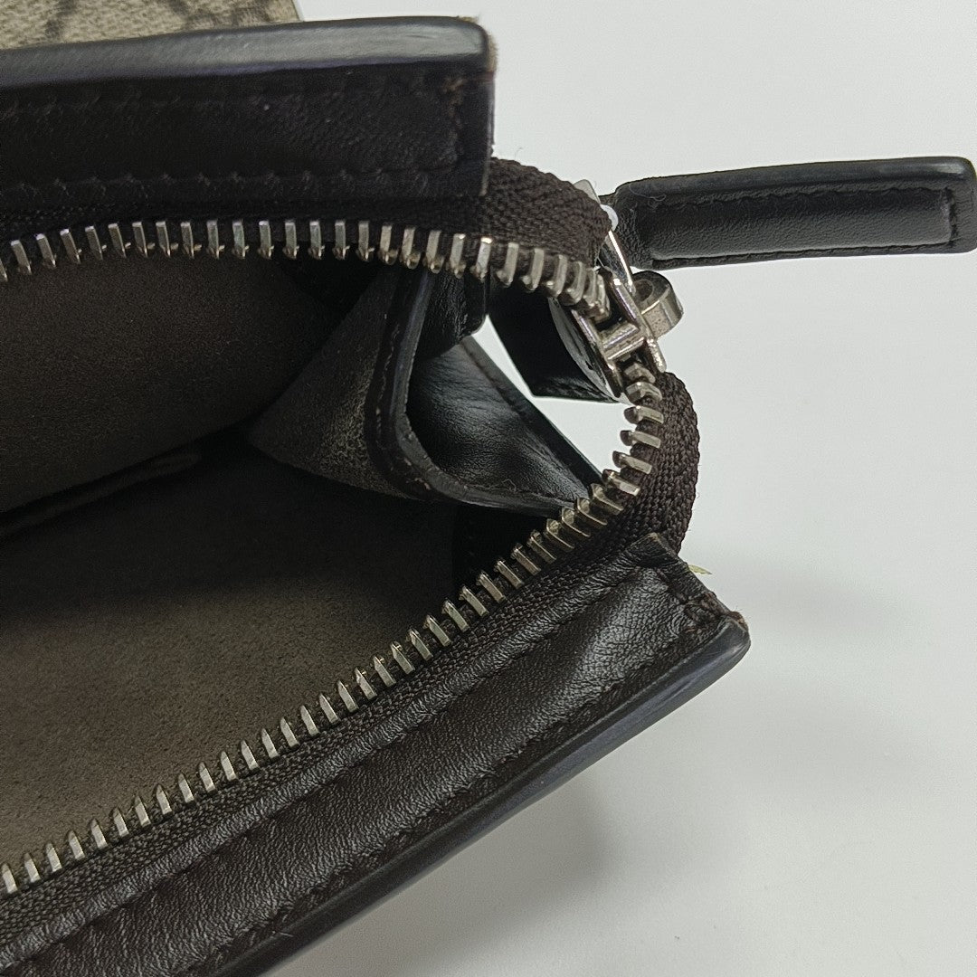 GG Supreme Monogram Coated Canvas Black
