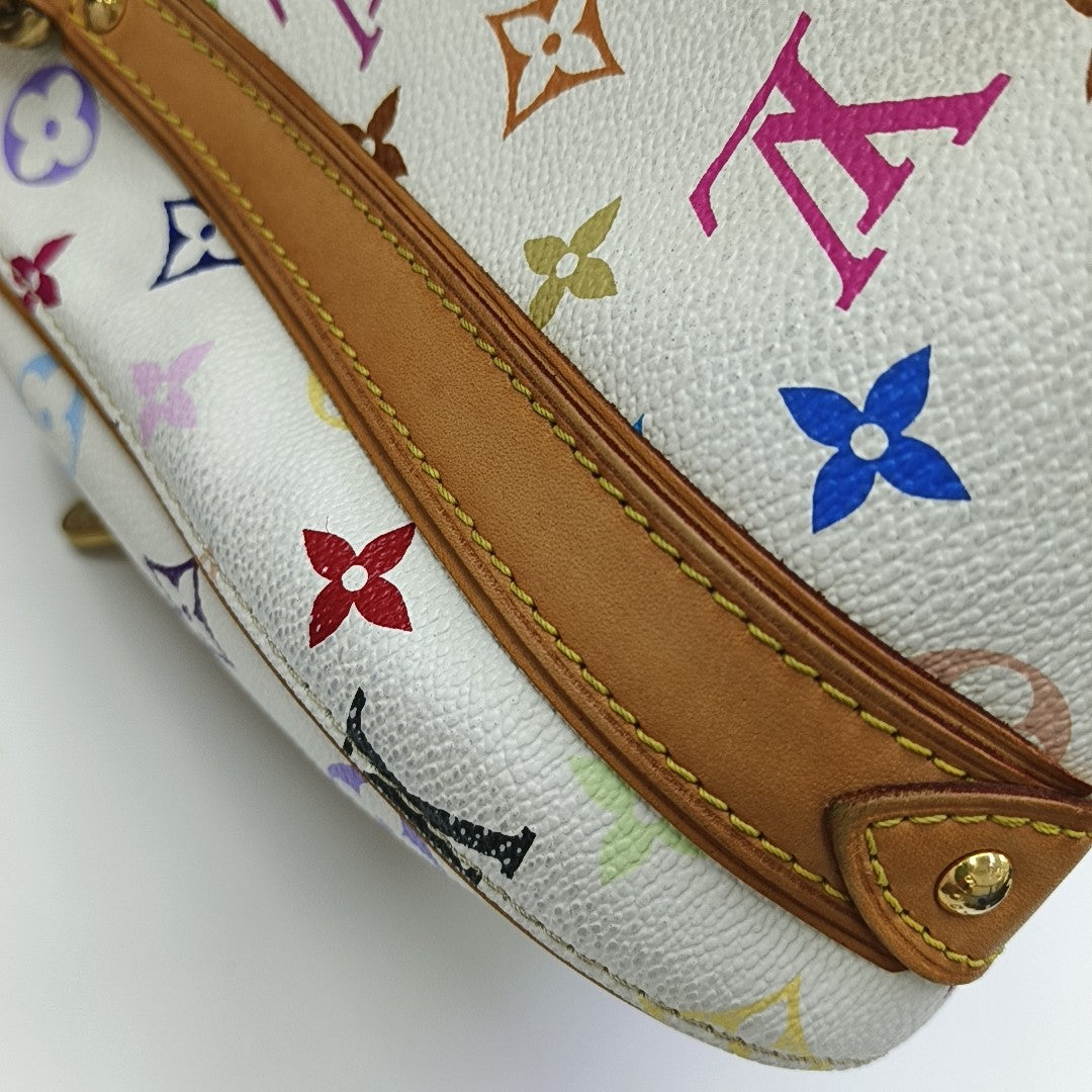 LV × TM PRISCILLA Monogram Coated Canvas White