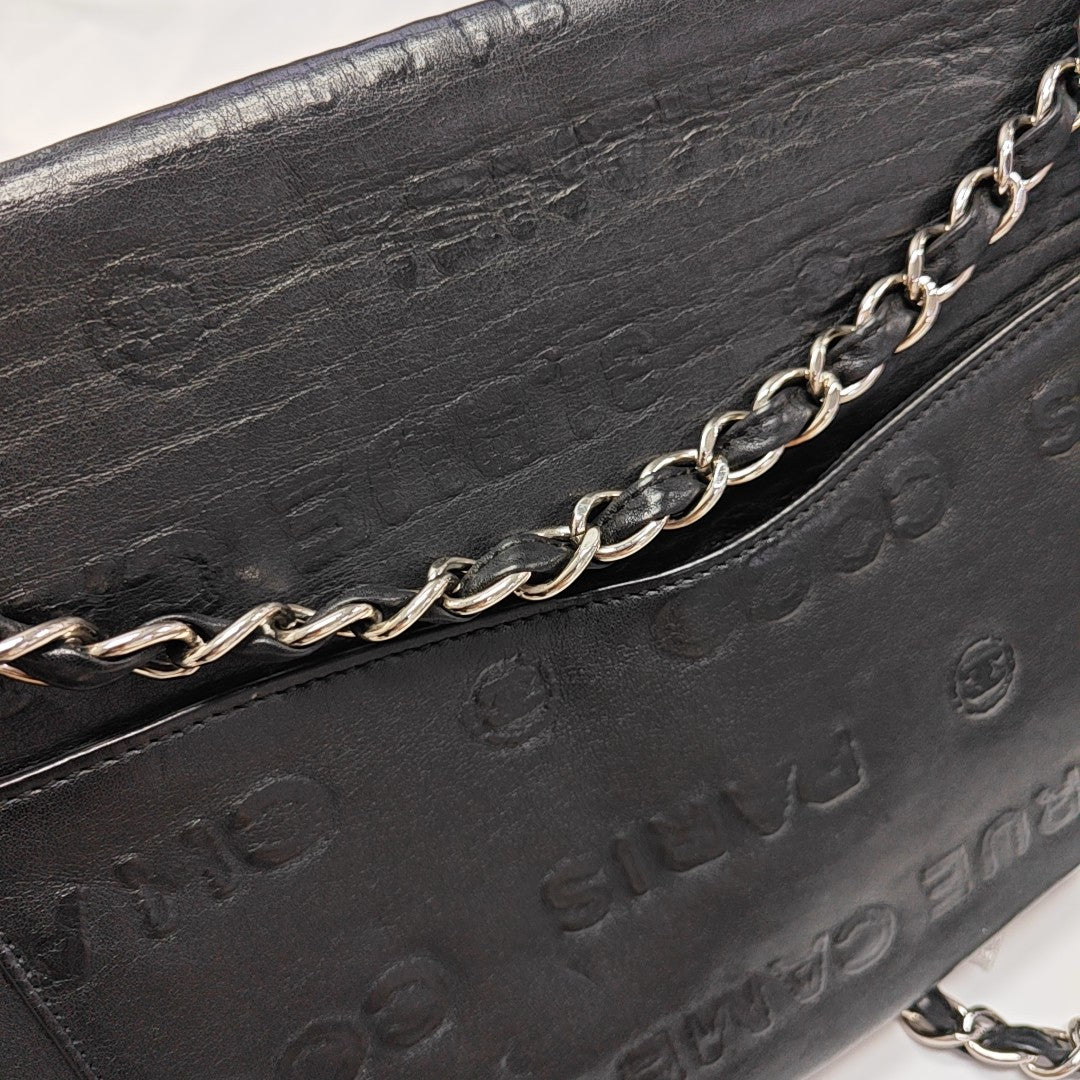 2.55 Calfskin Black