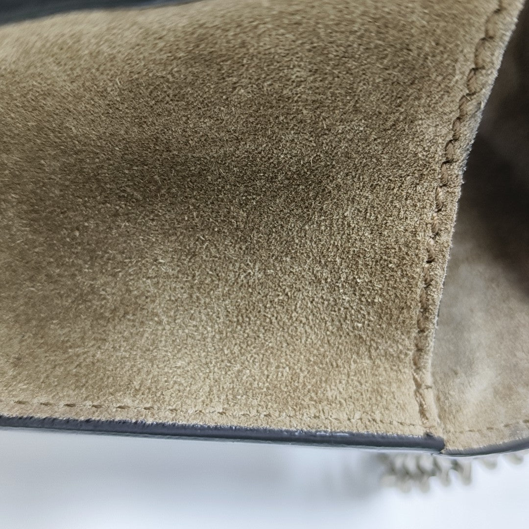 Dionysus Mini Monogram Coated Canvas Beige